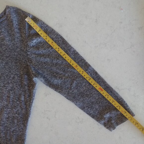 Vintage Liz Claiborne Hong Kong 100% cotton salt and pepper sweater Medium - Picture 12 of 13